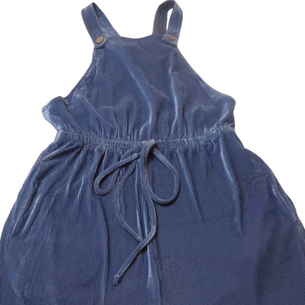 Overall Pants NWT women's jumpers jumpsuity romper blue corduroy - Picture 3 of 11